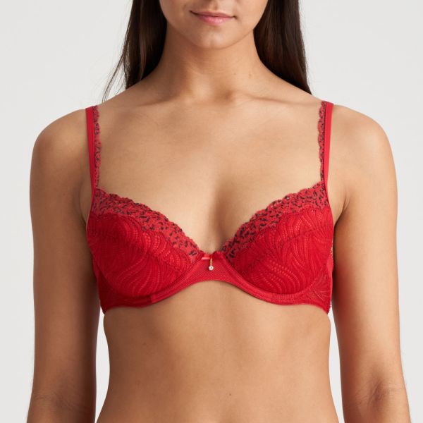 Marie Jo COELY push up bra removable pads in strawberry kiss