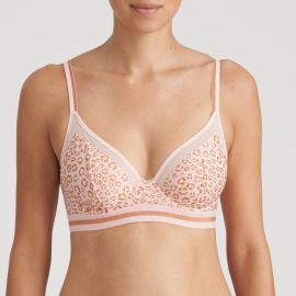 Marie Jo BENICIO plunge bra longline in pearly pink