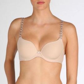 Marie Jo Tom Padded Bra - Heart Shape in Caffé Latte