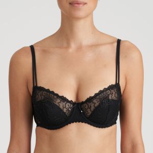 Marie Jo Jane Half Padded Balcony Bra in Black