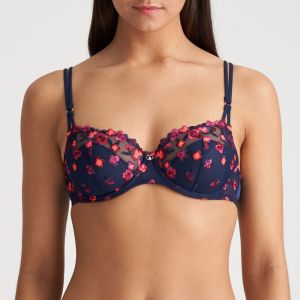 Marie Jo Nathy Half Padded Balcony Bra in Water Blue