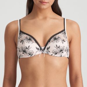 Marie Jo Noorah Half Padded Balcony Bra in Black Blush