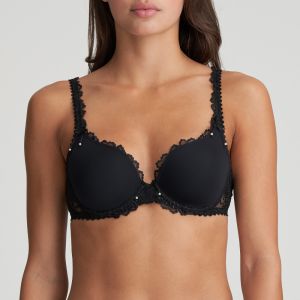 Marie Jo Jane Padded Bra Heart Shape in Black