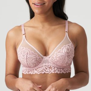 Marie Jo Elis Longline Bra in Vintage Pink