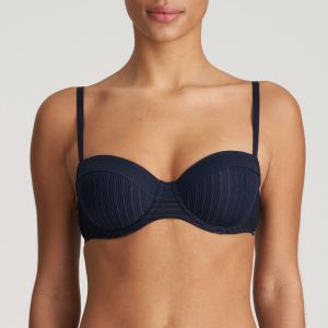 Marie Jo L'Aventure TOKUDA padded balcony bra in velvet blue