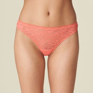 Marie Jo Colour Studio Lace Thong in Precious Peach