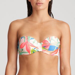 Marie Jo Swim Tarifa Bikini Top Strapless in Tropical Blossom