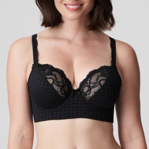 Primadonna Madison Plunge Bra longline in Black