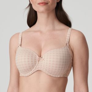 Primadonna Madison Padded Bra - heart Shape in Caffe Latte