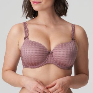 Primadonna Madison Padded Bra Heartshape in Satin Taupe