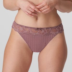 Primadonna Madison Thong in Satin Taupe