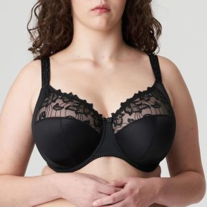 Primadonna Deauville Full Cup Wire Bra in Black I - K Cup Size