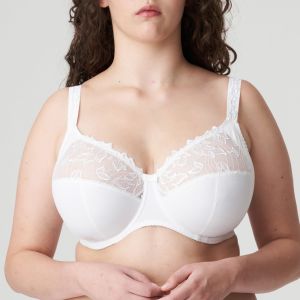 Primadonna Deauville White Full Cup Wire Bra in I - K