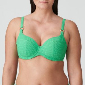 Primadonna Swim Maringa Padded Heartshape Bikini Top in Lush Green