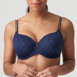 Primadonna Twist Chryso Padded Bra Heart Shape in Sapphire Blue