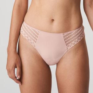 Primadonna Twist East End Thong in Powder Rose