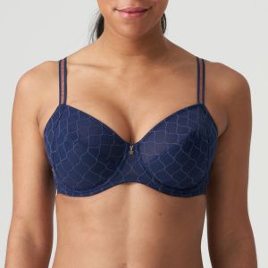 Primadonna Twist Chryso Full Cup Wire Bra in Sapphire Blue