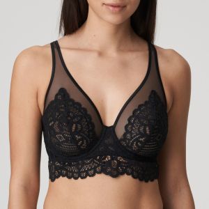 Primadonna Twist First Night Triangle Bra in Black