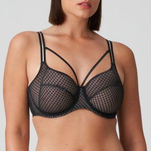 Primadonna Twist Glass Beach Full Cup Wire Bra in Black