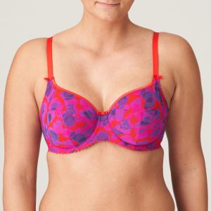 PrimaDonna Twist EPIRUS Red padded bra heartshape