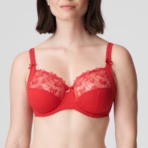 Primadonna Deauville Full Cup Wire Bra in Scarlet size I - K