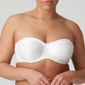 Primadonna Satin Strapless Non padded in Natural