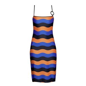 Andres Sarda Swimwear DENIS swimwear stretch dress in blue
