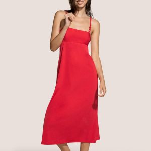 Andres Sarda Swimwear GRAY swimwear dress long in Red