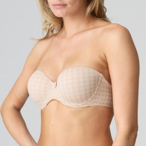 Marie Jo Avero Padded Bra Strapless in Caffè Latte