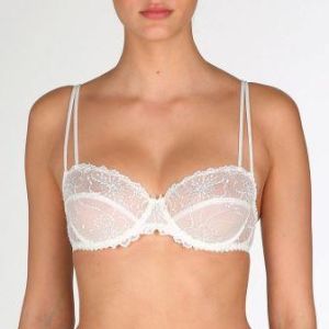 Marie Jo Jane Balcony Horizontal Seam Bra in Natural