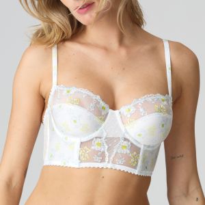 Marie Jo CHEN white yacht balcony bra horizontal seam