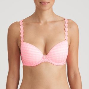 Marie Jo Avero Padded Plunge Bra in Pink Parfait  