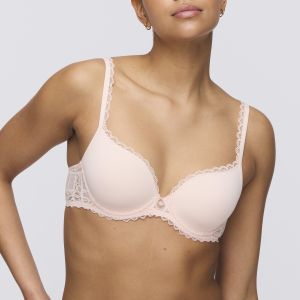 Marie Jo JADEI glossy pink padded bra heartshape