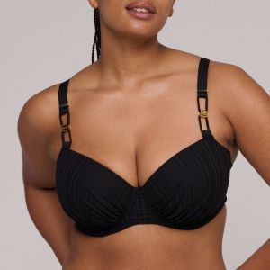 Primadonna Swim KIRUNA black padded balcony bikini top