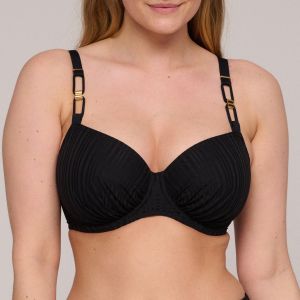 Primadonna Swim Kiruna black full cup bikini top