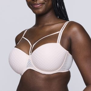 Primadonna Twist GLASS BEACH crystal pink padded balcony bra