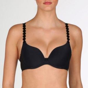 Marie Jo Tom L’Aventure Padded Bra Heart Shape in Charcoal