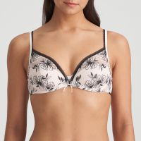Marie Jo Noorah Half Padded Balcony Bra in Black Blush
