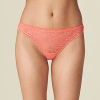 Marie Jo Colour Studio Lace Thong in Precious Peach