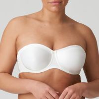 Primadonna Satin Strapless Non padded in Natural