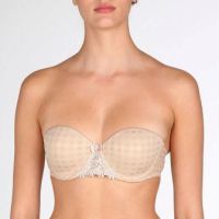 Marie Jo Avero Padded Bra Strapless in Caffè Latte