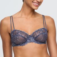 Marie Jo JANE balcony bra horizontal seam in blue shadow
