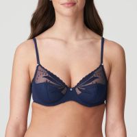 Marie Jo ETOILE half padded plunge bra in sapphire blue