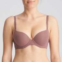 Marie Jo LOUIE push-up bra in satin taupe
