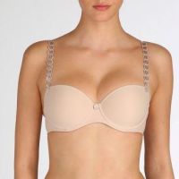 Marie Jo Tom Padded Bra - Balcony in Caffé Latte