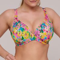Primadonna Swim UBUD sun glow half padded plunge bikini top