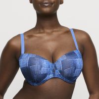 Primadonna Twist MAUNA padded balcony bra in Twill Blue