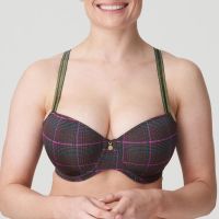 PrimaDonna Twist PRINCES BAY padded balcony bra in Italian Check