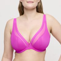 Primadonna Twist VIVGIRL half padded plunge bra in Cactus Flower