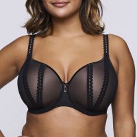 Primadonna Twist VIVGIRL black padded heartshape bra